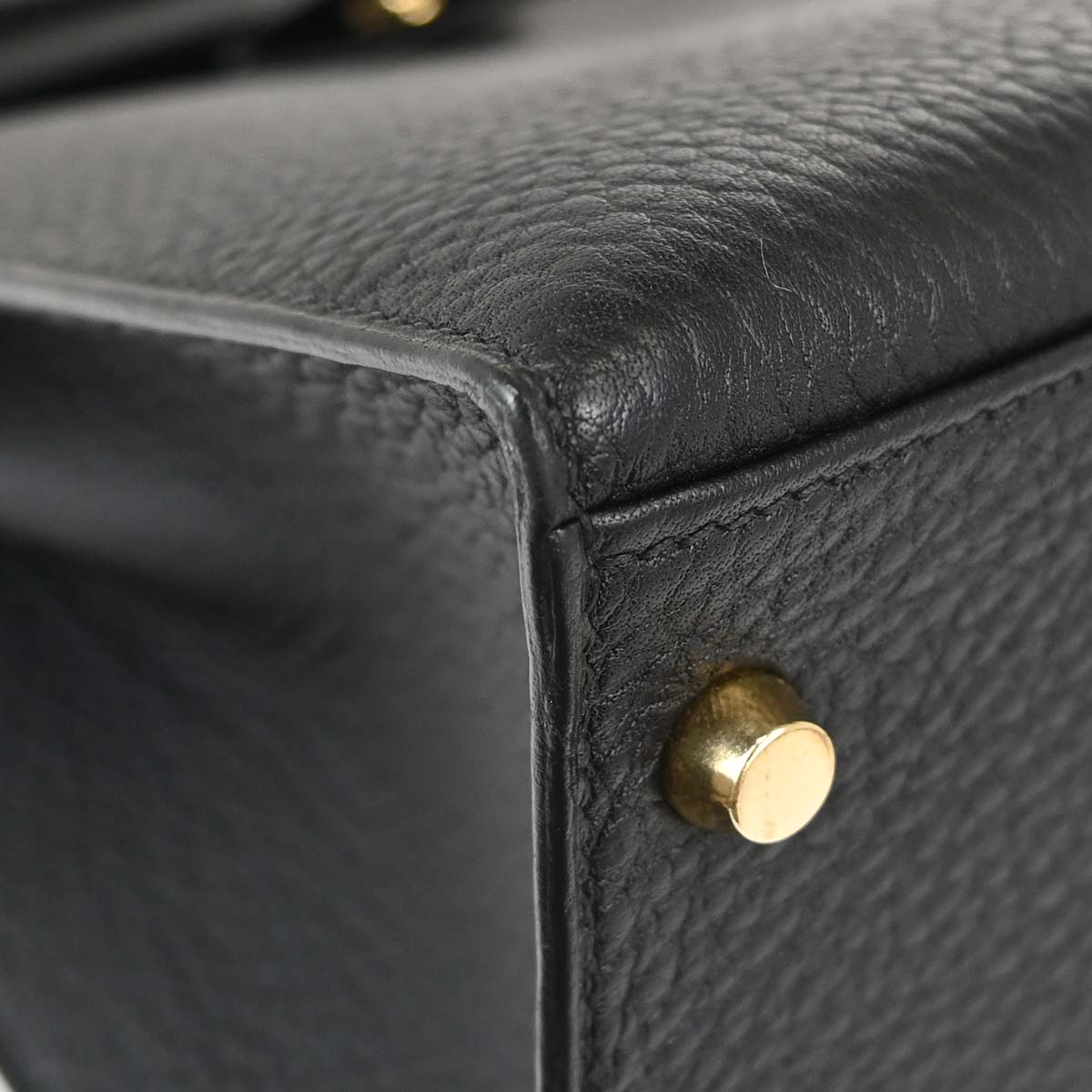 Hermes Black Ardennes Kelly 35 Sellier 2way - photo 5