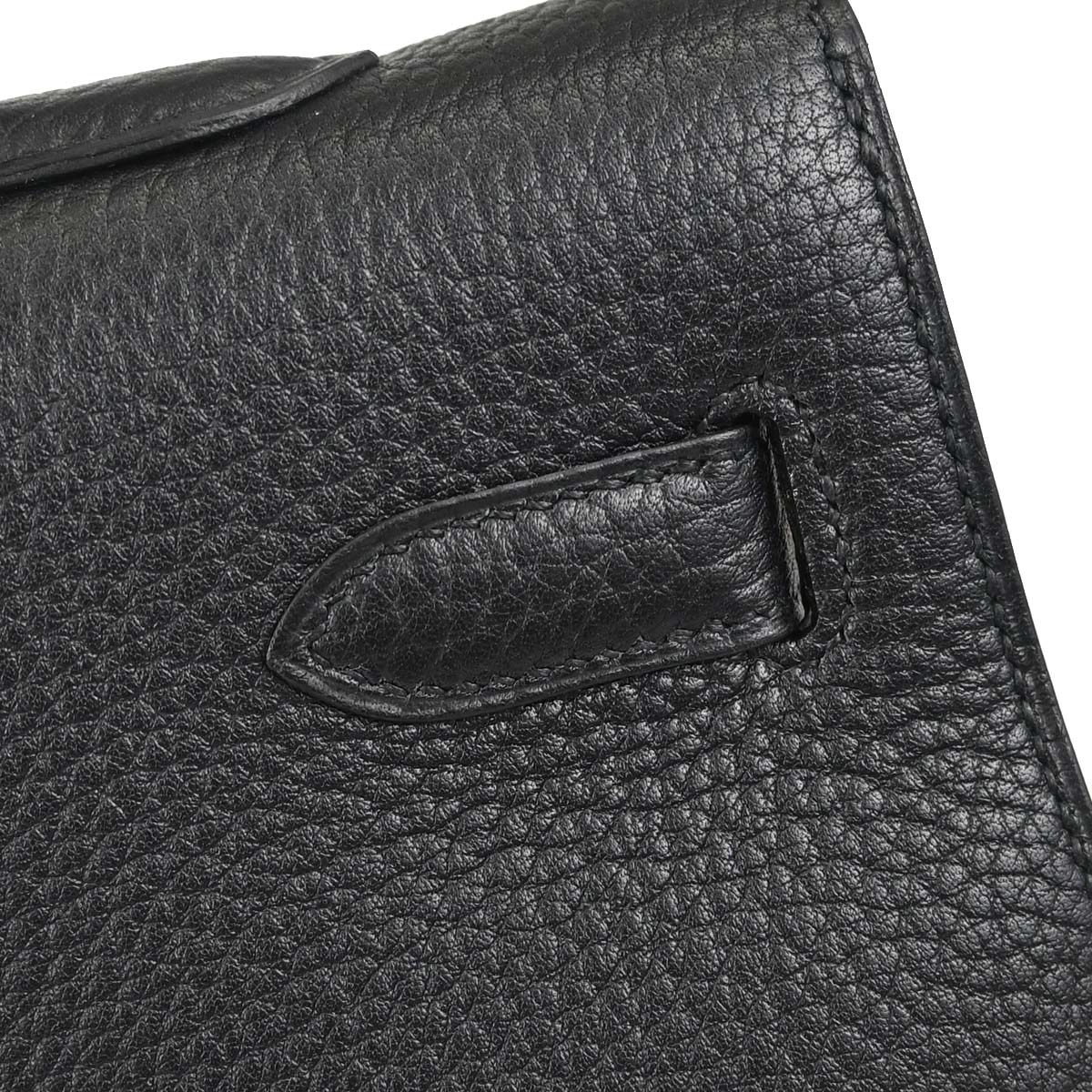 Hermes Black Ardennes Kelly 35 Sellier 2way - photo 8