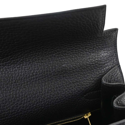 Hermes Black Ardennes Kelly 35 Sellier 2way - photo 9
