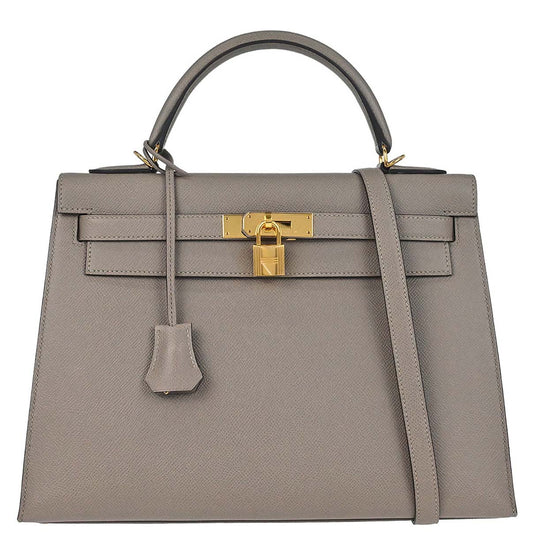 Hermes Gris Asphalte Epsom Kelly 32 Sellier 2way - photo 1