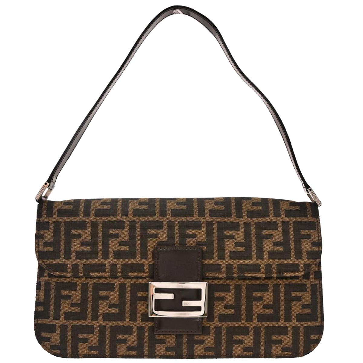 Fendi Brown Canvas Zucca - photo 1