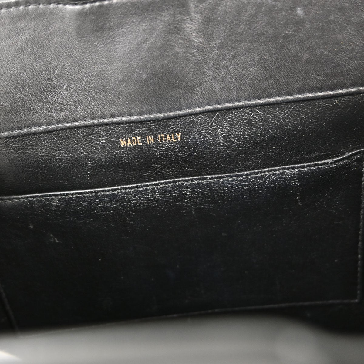 Chanel Artificial Tortoiseshell Vintage Handbag in Black Calfskin