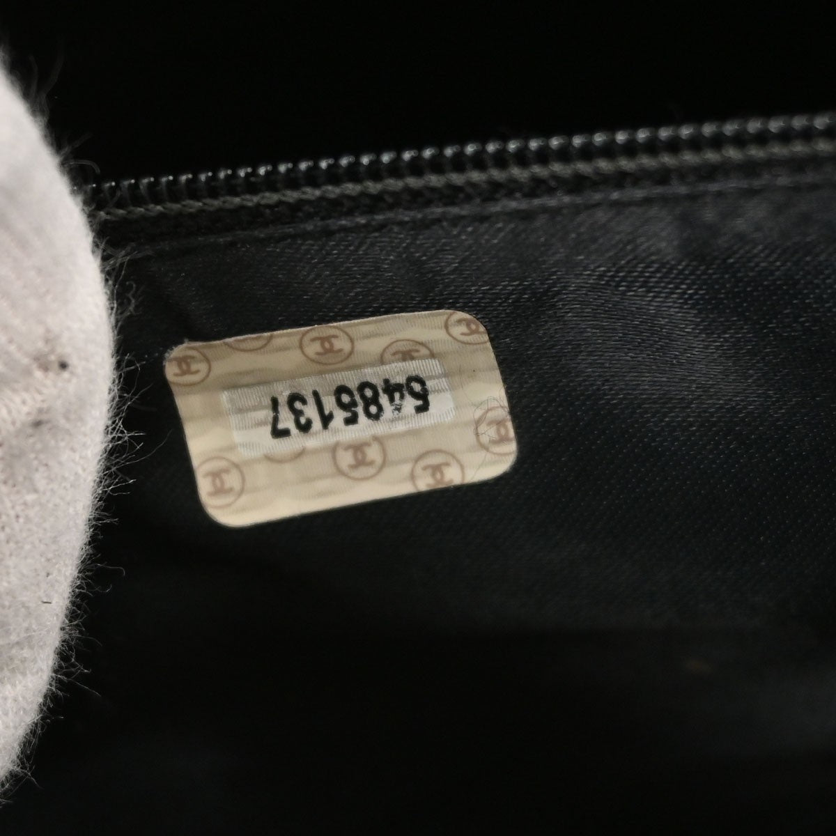 Chanel Artificial Tortoiseshell Vintage Handbag in Black Calfskin
