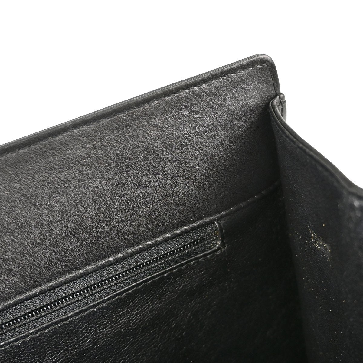 Chanel Artificial Tortoiseshell Vintage Handbag in Black Calfskin
