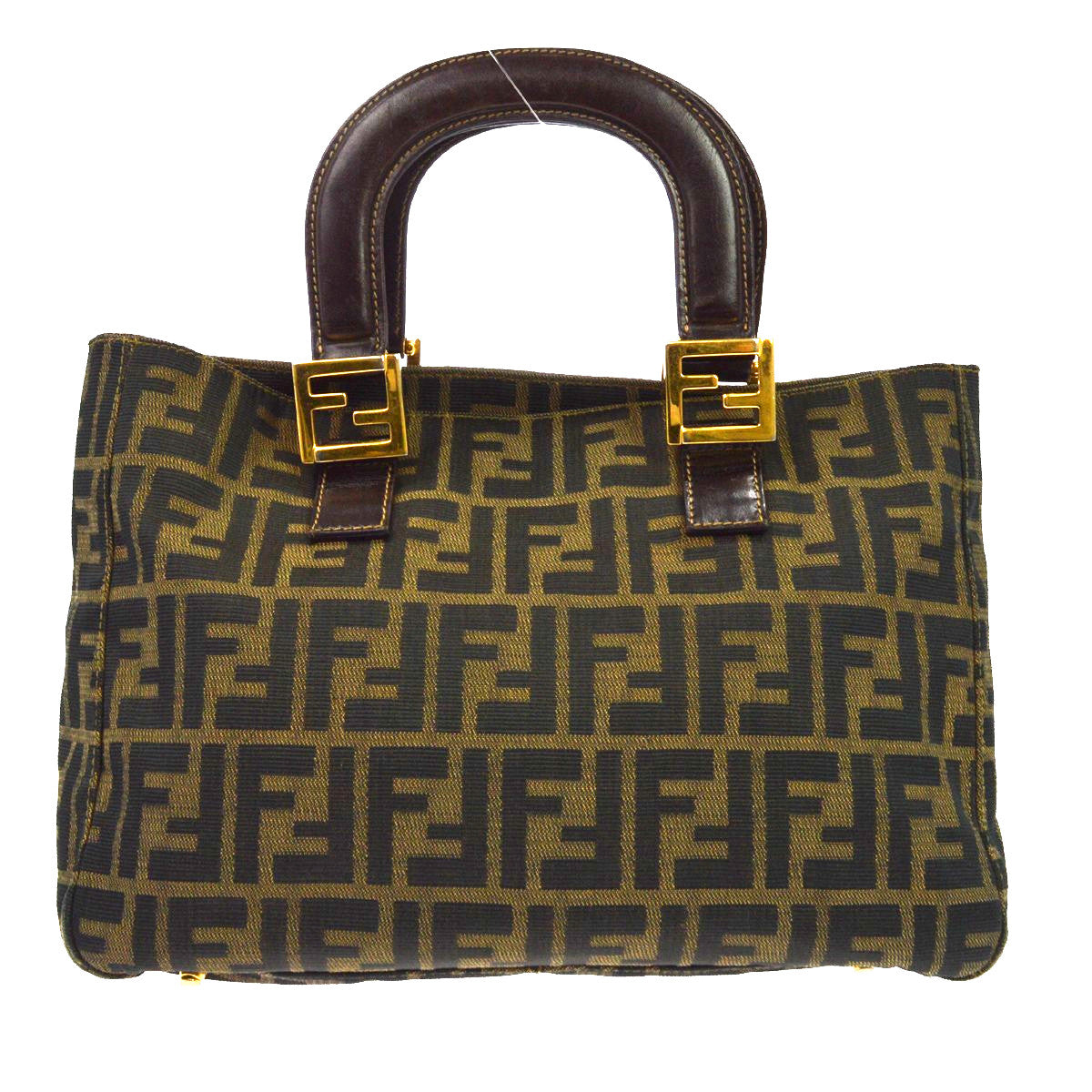 Fendi Zucca Tote Vintage Tote Bag in Brown Zucca Canvas