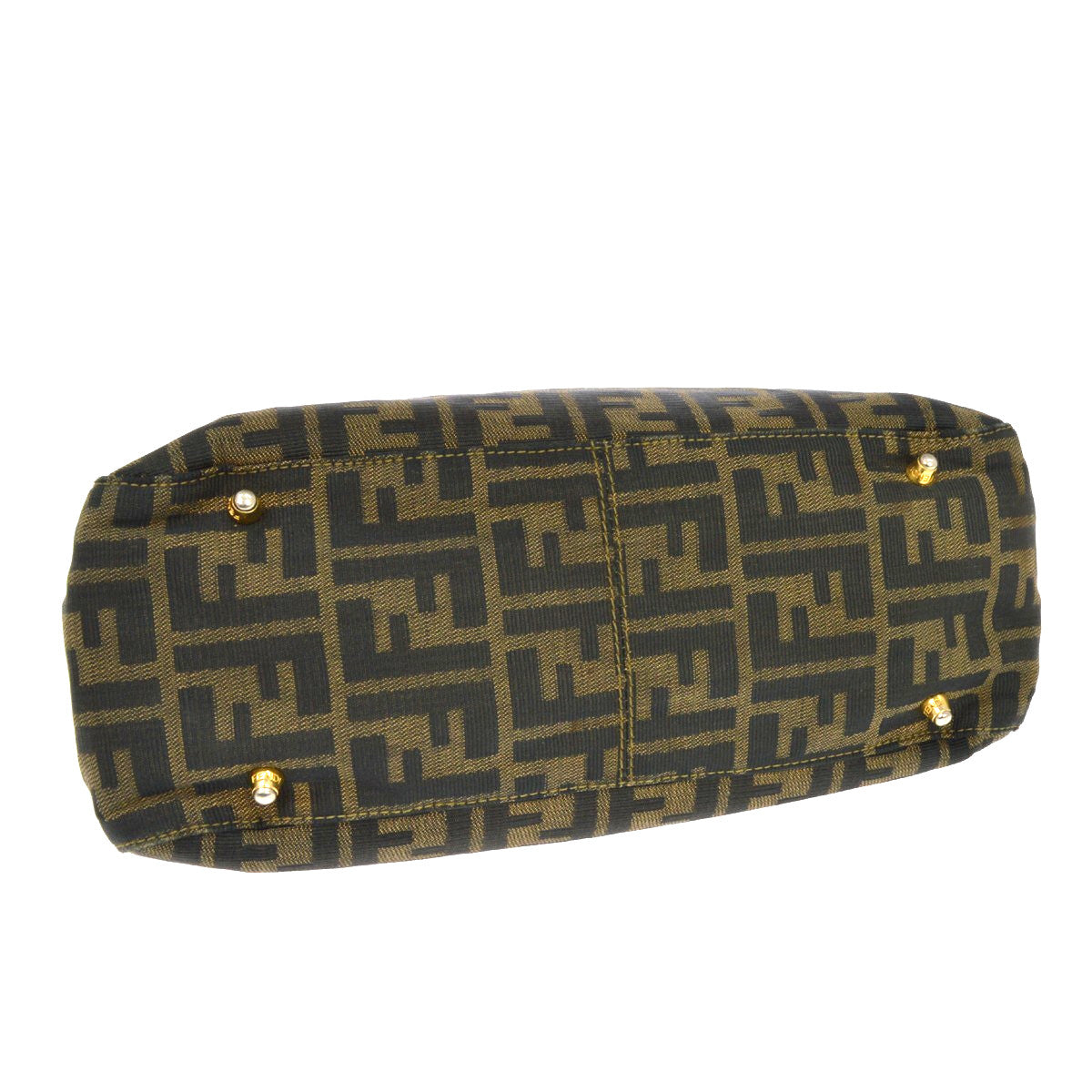 Fendi Zucca Tote Vintage Tote Bag in Brown Zucca Canvas