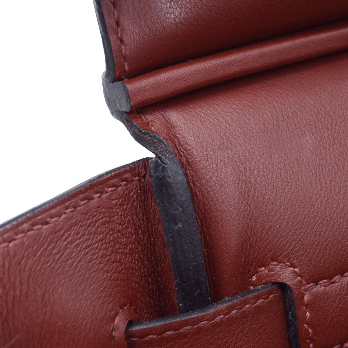 Hermès Hermes Rouge H Swift Birkin 30 Vintage Handbag in Rouge H Swift Leather
