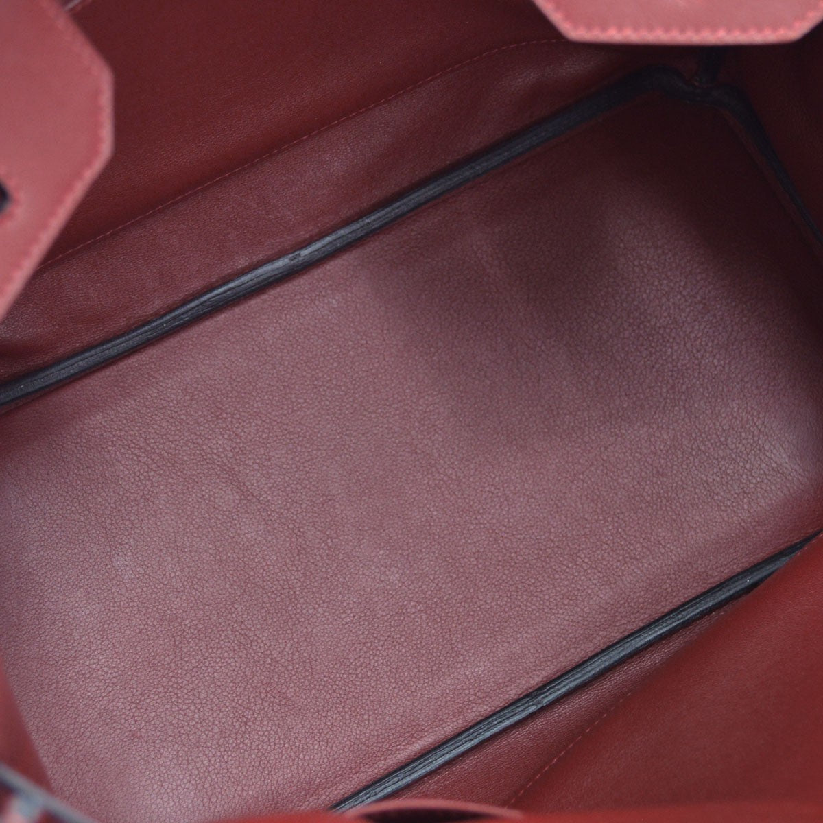 Hermès Hermes Rouge H Swift Birkin 30 Vintage Handbag in Rouge H Swift Leather