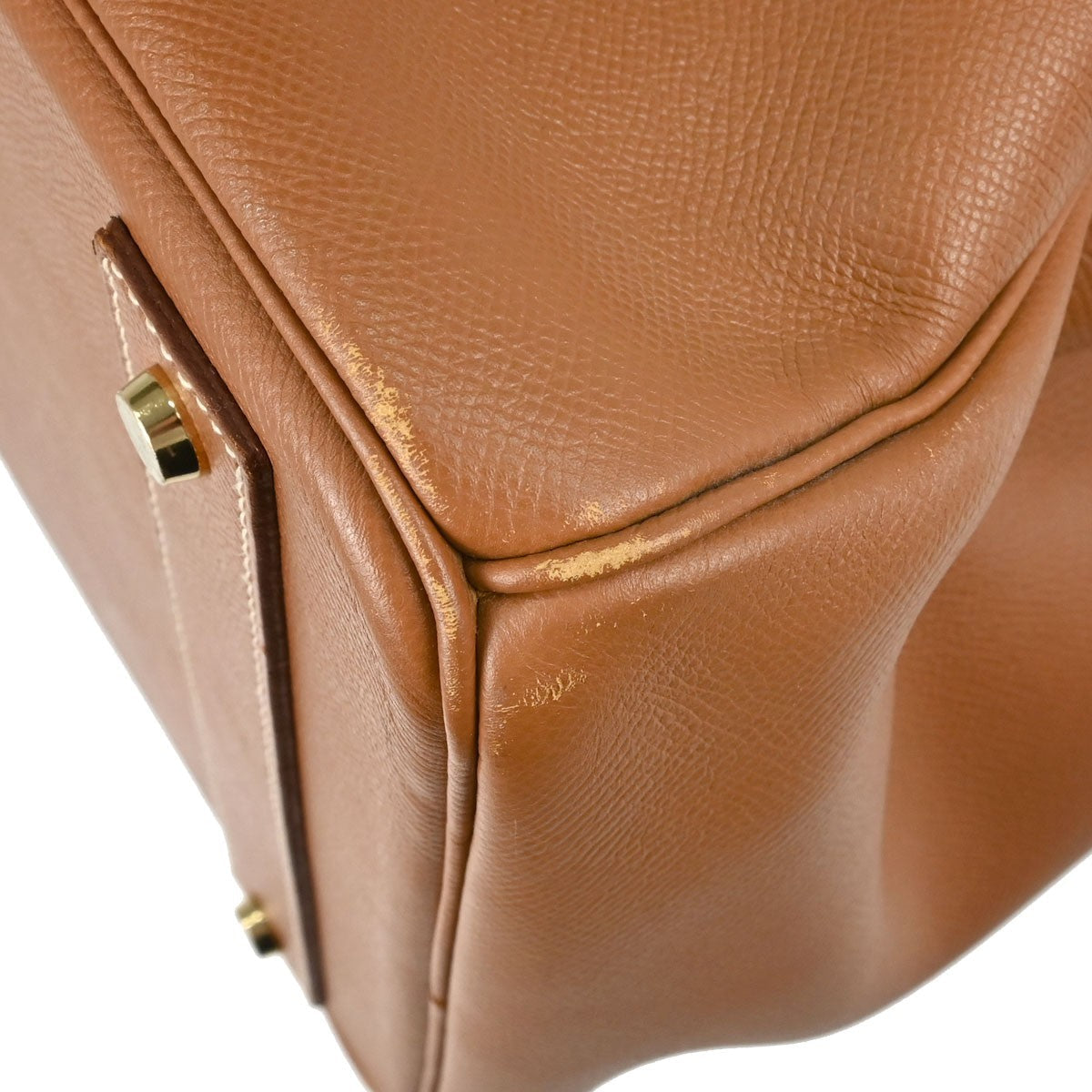 Hermès Hermes Gold Courchevel HAC Haut a Courroies 40 Vintage Handbag in Gold Courchevel Leather