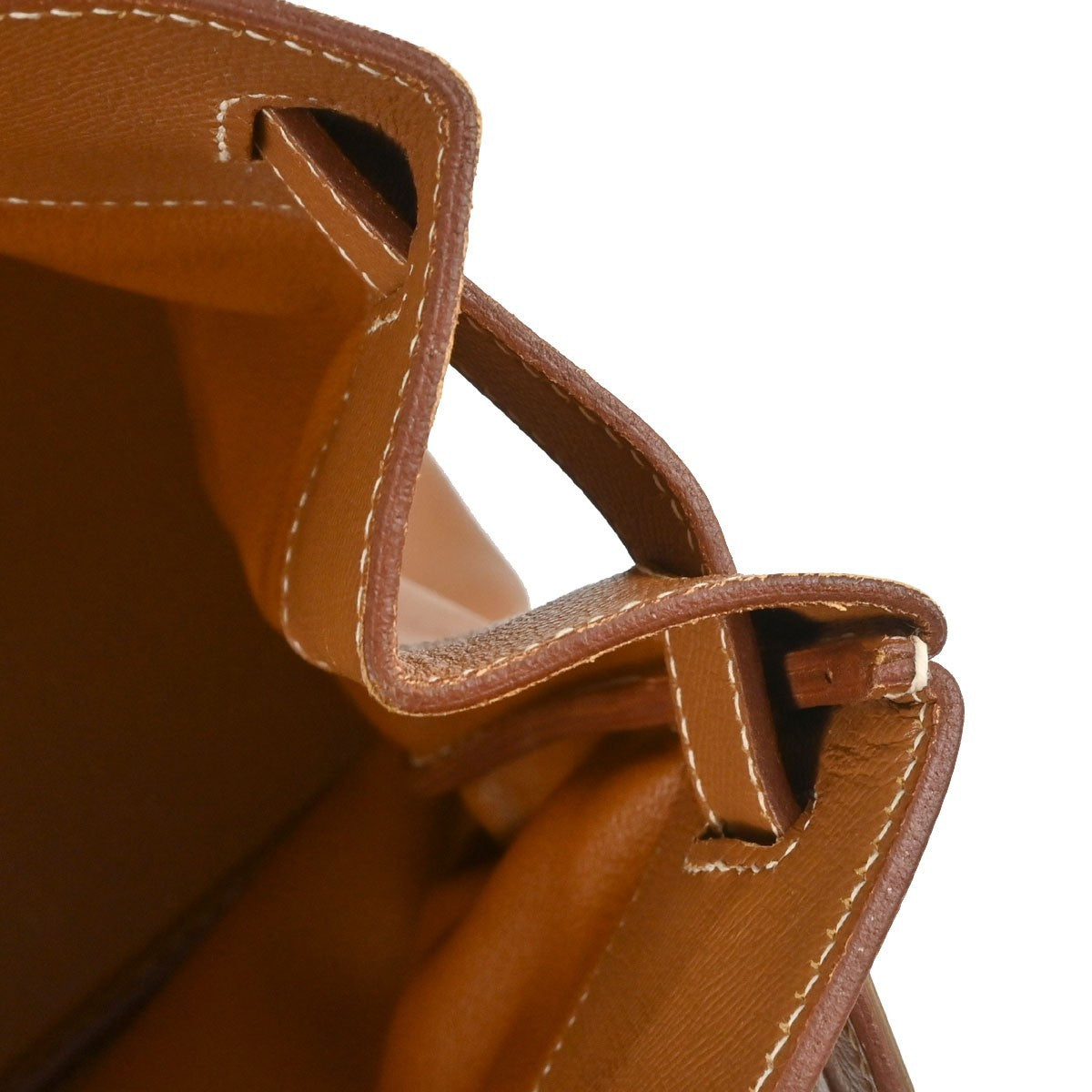 Hermès Hermes Gold Courchevel HAC Haut a Courroies 40 Vintage Handbag in Gold Courchevel Leather