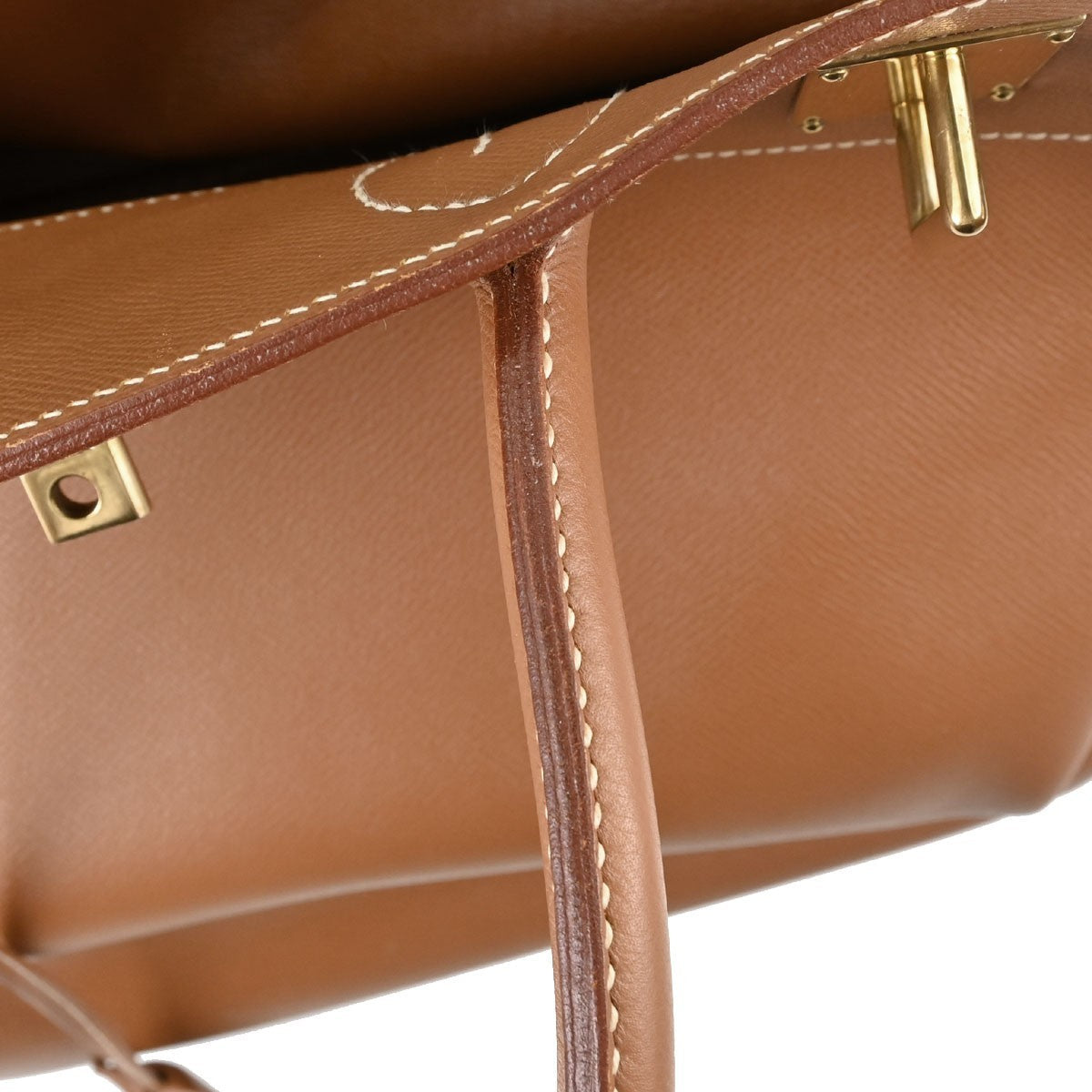 Hermès Hermes Gold Courchevel HAC Haut a Courroies 40 Vintage Handbag in Gold Courchevel Leather