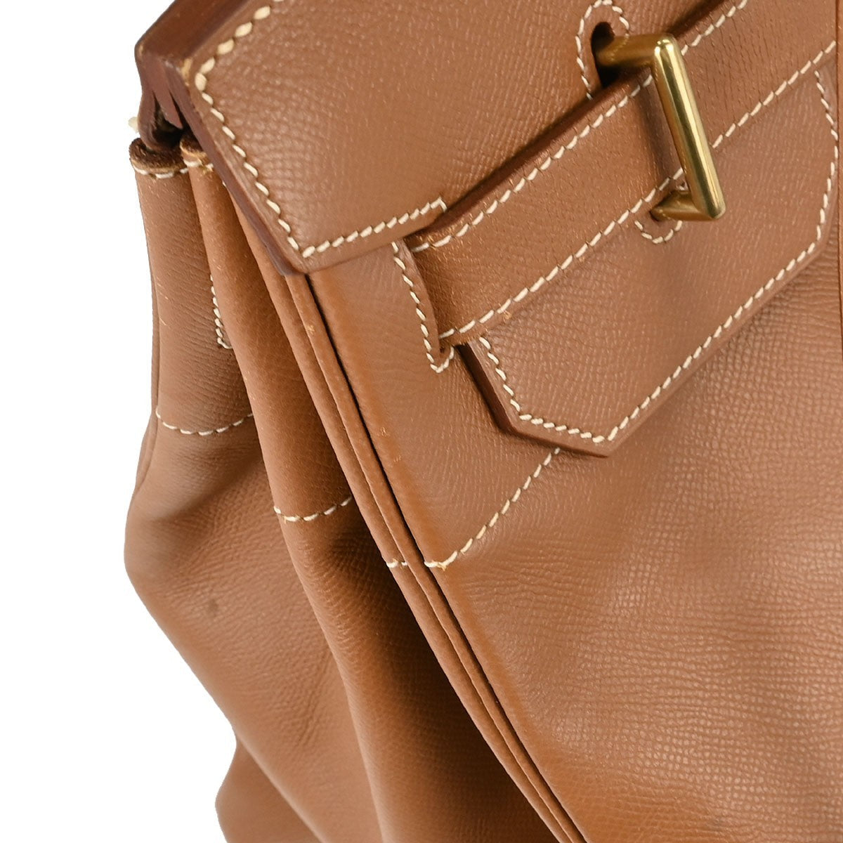 Hermès Hermes Gold Courchevel HAC Haut a Courroies 40 Vintage Handbag in Gold Courchevel Leather