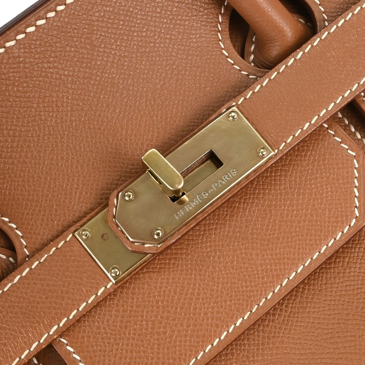 Hermès Hermes Gold Courchevel HAC Haut a Courroies 40 Vintage Handbag in Gold Courchevel Leather