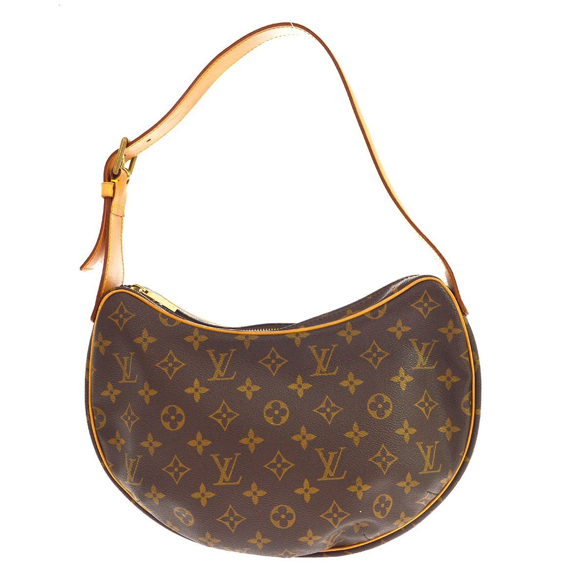 Louis Vuitton Croissant MM Vintage Handbag in Brown Monogram Canvas