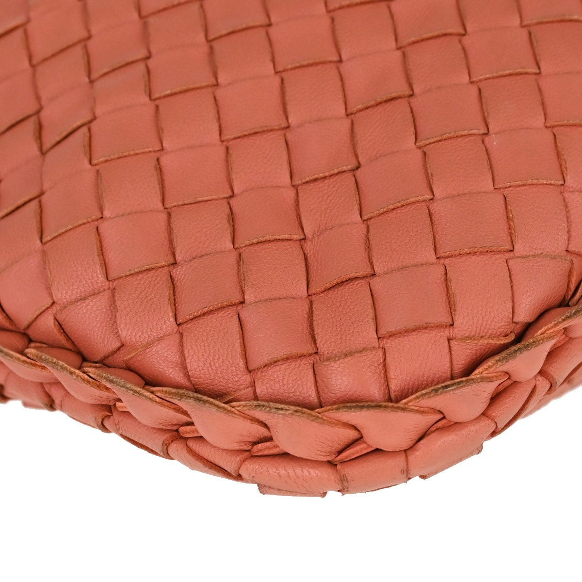Bottega Veneta Intrecciato Hobo Vintage Shoulder Bag in Pink Intrecciato Lambskin