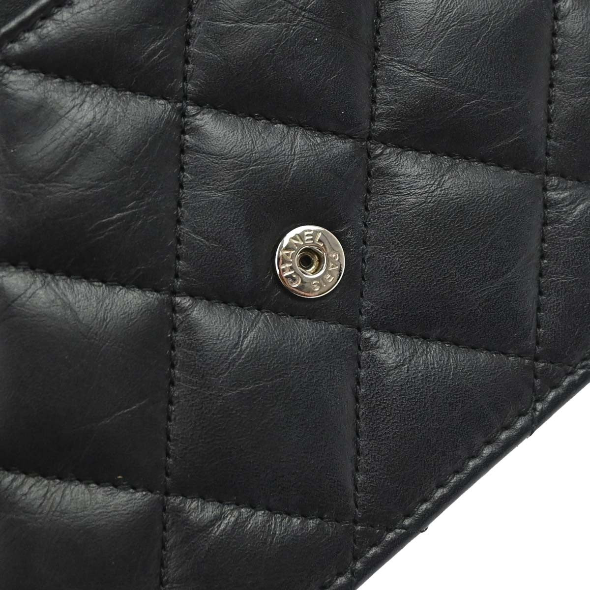 Chanel 2.55 Reissue WOC Vintage Crossbody Bag in Black Aged Calfskin