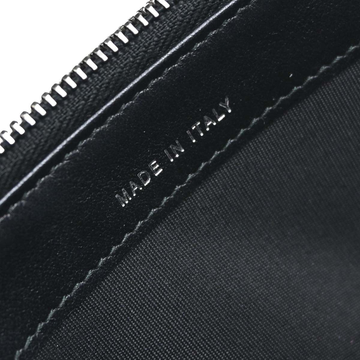 Chanel Boy Double Zip Clutch Vintage in Black Calfskin