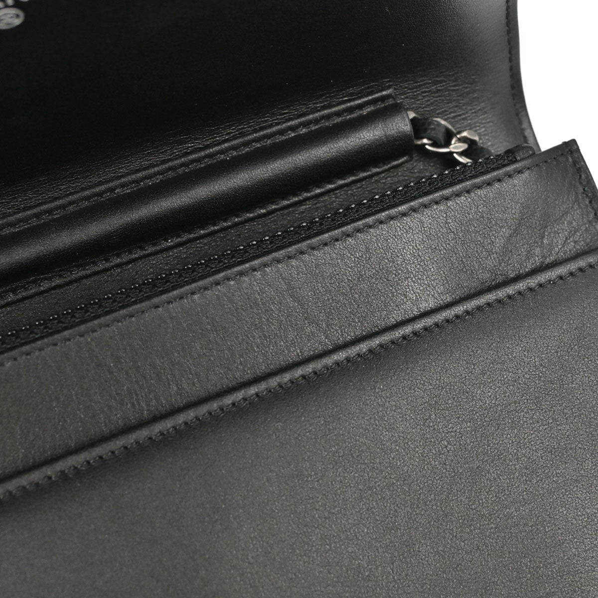 Chanel Boy Wallet on Chain Vintage Wallet on Chain in Black Calfskin
