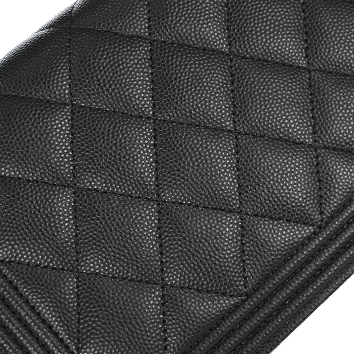 Chanel Boy Wallet on Chain Vintage Wallet on Chain in Black Calfskin
