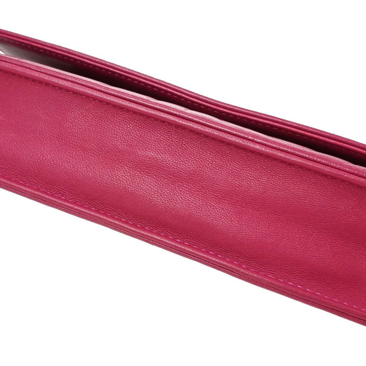 Chanel Camellia Wallet on Chain Vintage Crossbody Bag in Pink Lambskin