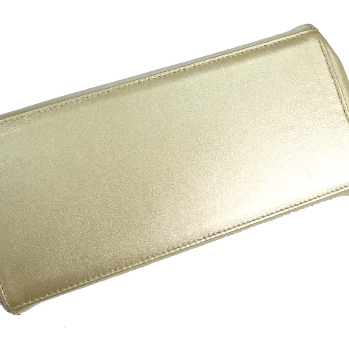 Chanel Choco Bar Mademoiselle Lock Vintage Shoulder Bag in Gold Lambskin