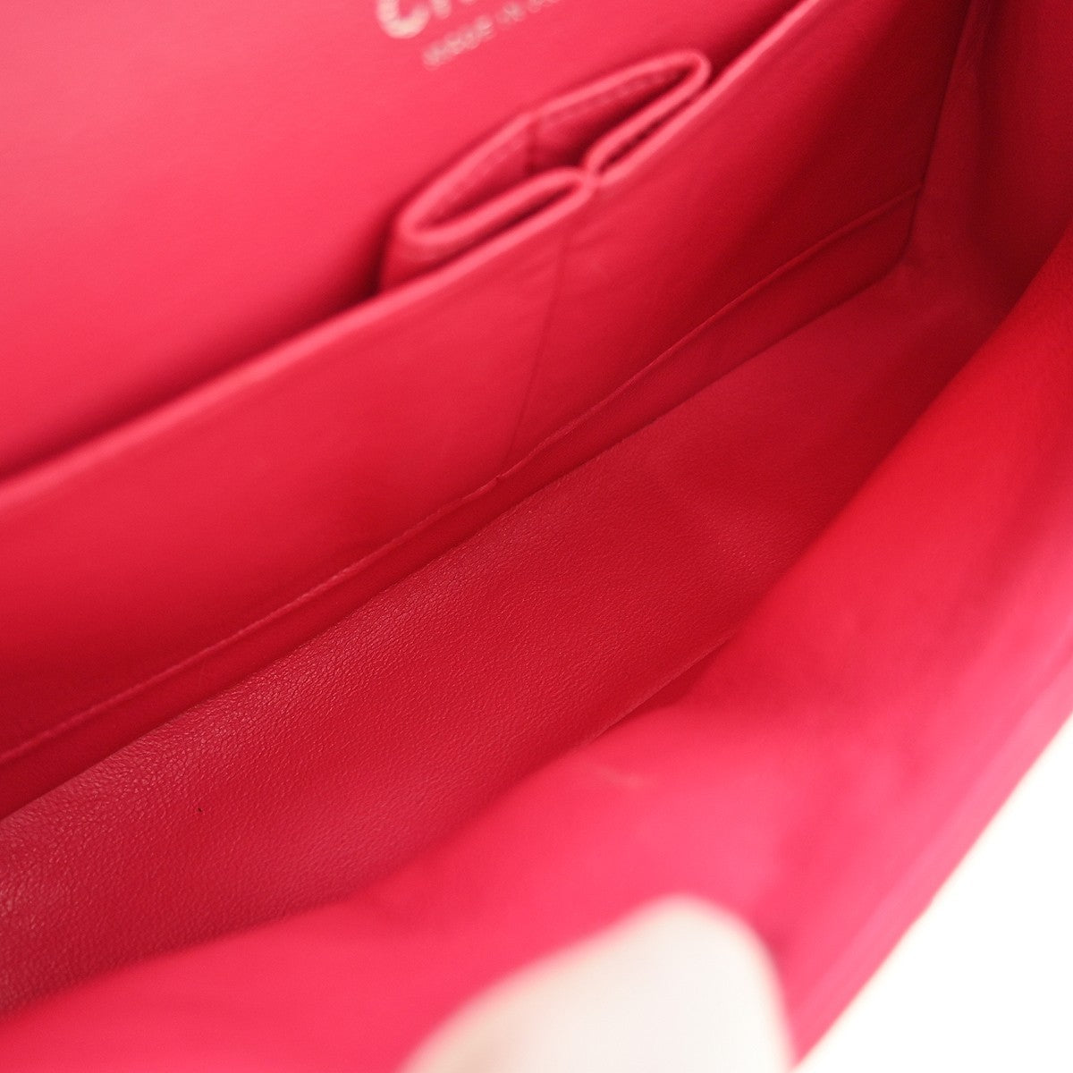Chanel Classic Double Flap Medium Vintage Shoulder Bag in Pink Lambskin