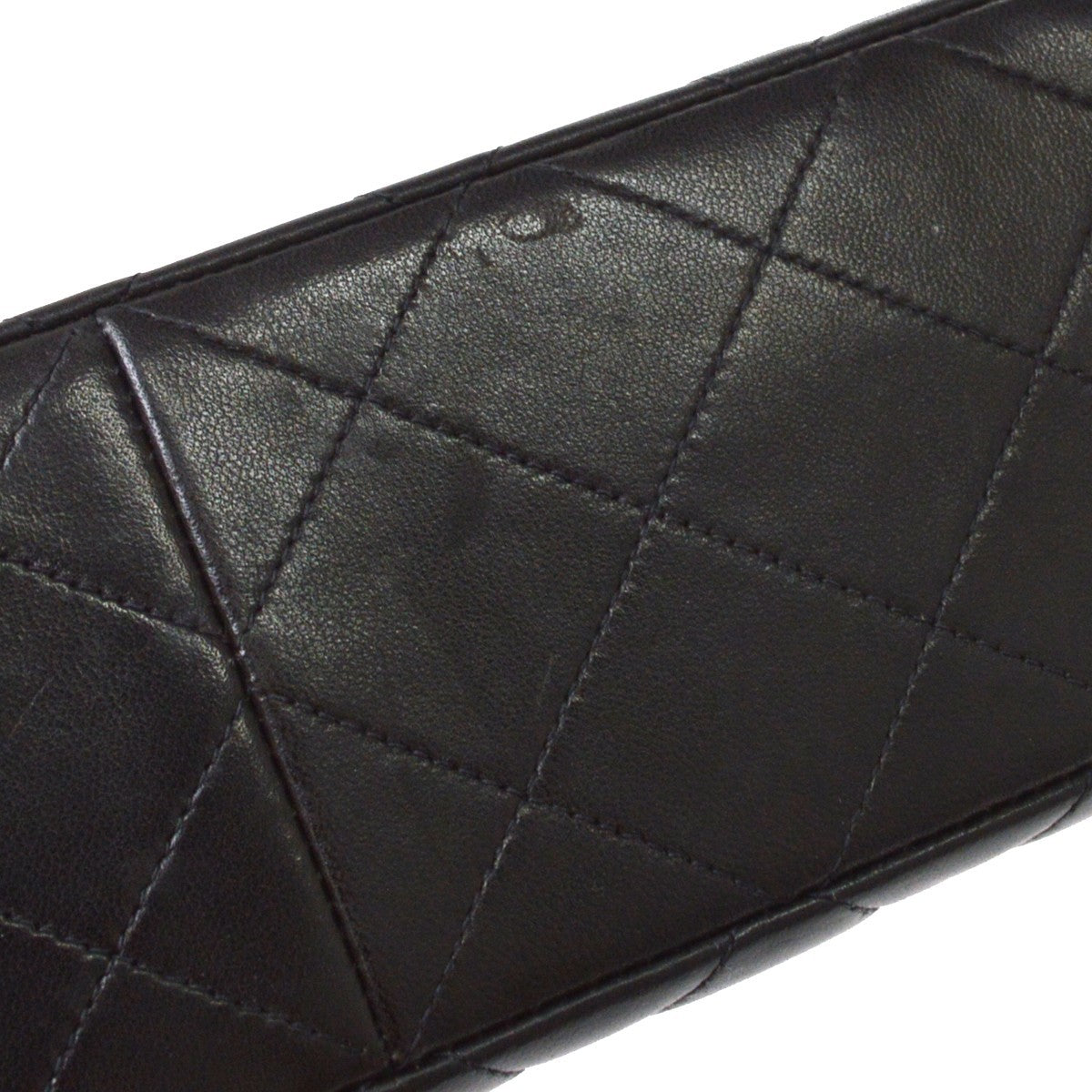 Chanel Classic Flap Double Sided Vintage Shoulder Bag in Black Lambskin