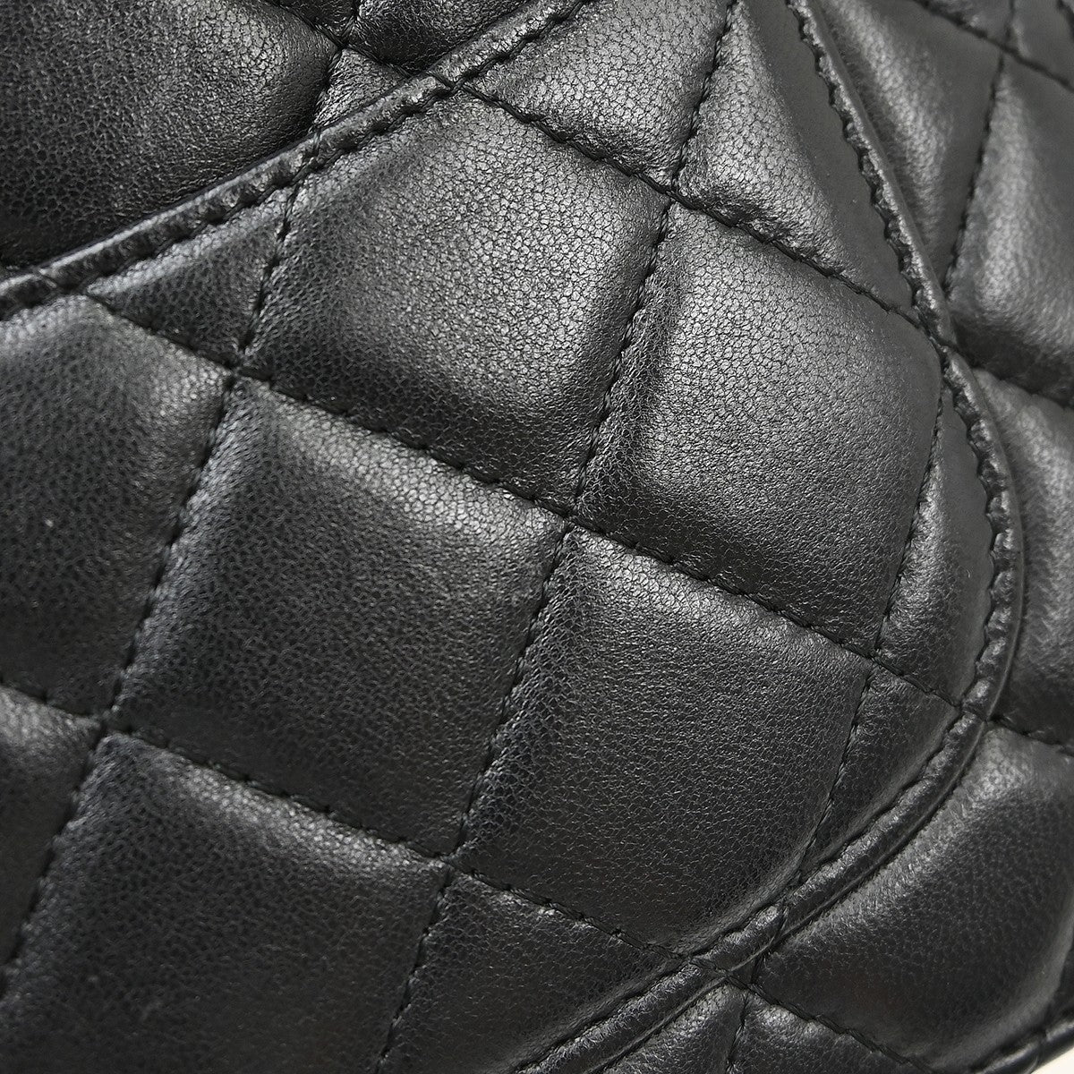 Chanel Classic WOC Vintage Crossbody Bag in Black Lambskin
