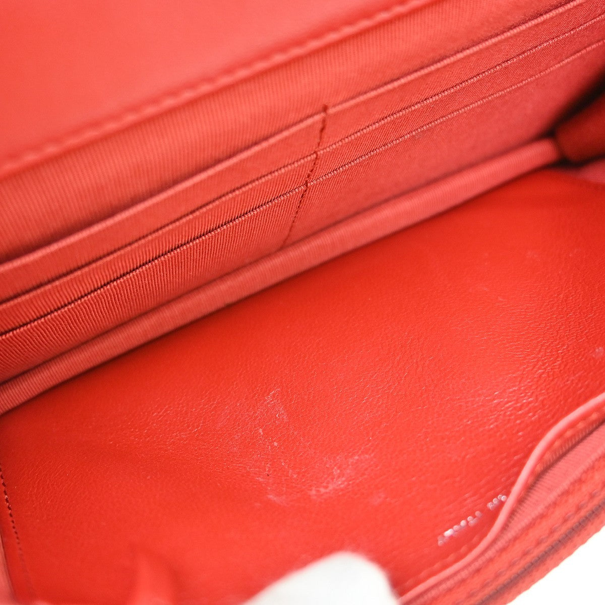 Chanel Classic WOC Vintage Crossbody Bag in Red Lambskin