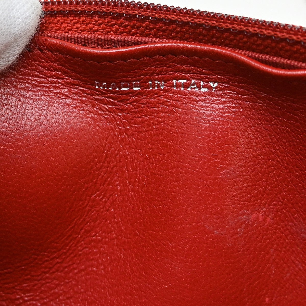 Chanel Classic WOC Vintage Crossbody Bag in Red Lambskin