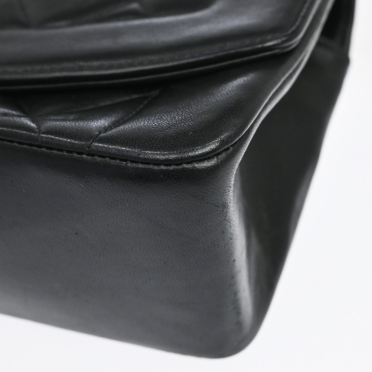Chanel Diana Small Vintage Shoulder Bag in Black Lambskin