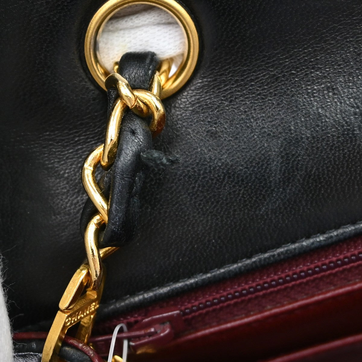 Chanel Diana Small Vintage Shoulder Bag in Black Lambskin