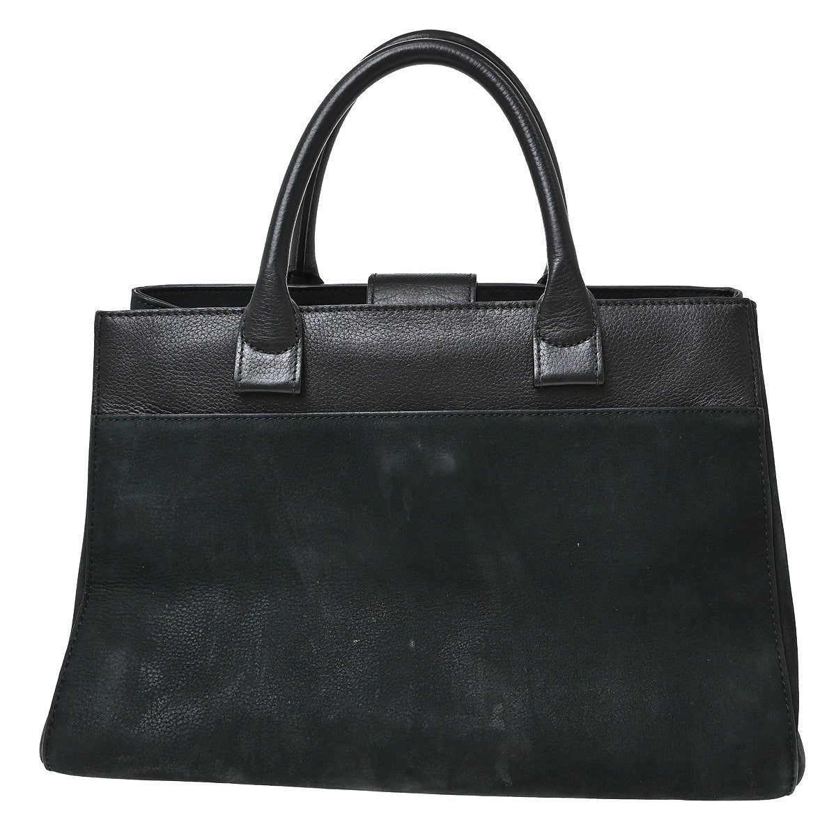 Chanel Executive Cerf Tote Vintage Tote Bag in Black Calfskin