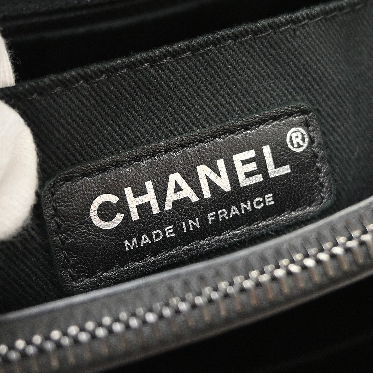 Chanel Executive Cerf Tote Vintage Tote Bag in Black Calfskin