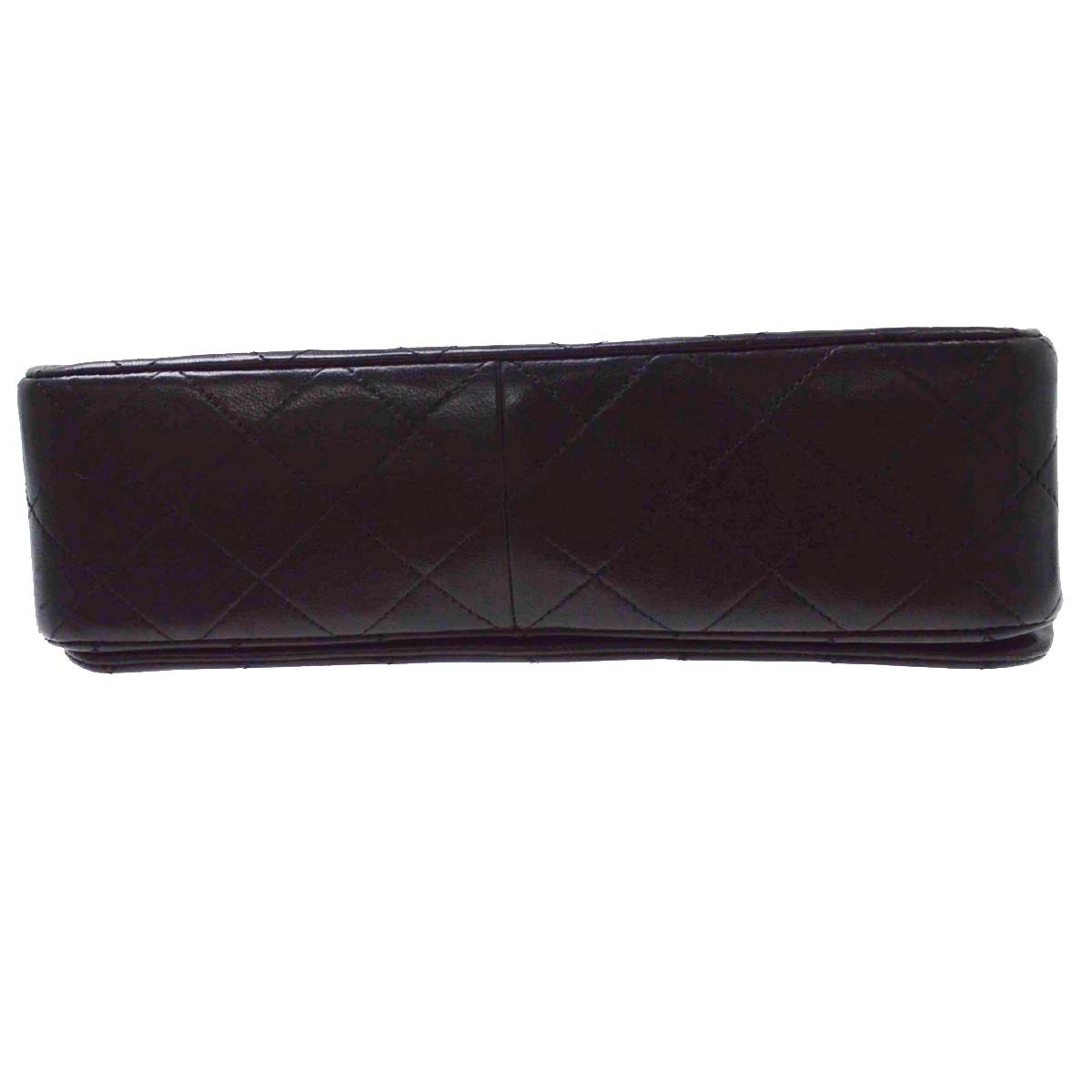 Chanel Full Flap Small Vintage Shoulder Bag in Black Lambskin