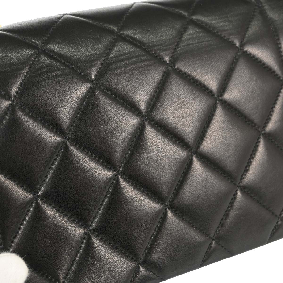 Chanel Small Diana Vintage Shoulder Bag in Black Lambskin