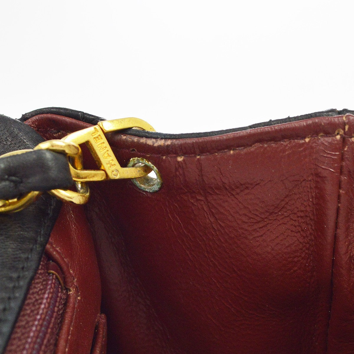 Chanel Small Full Flap Pushlock Vintage Shoulder Bag in Black Lambskin