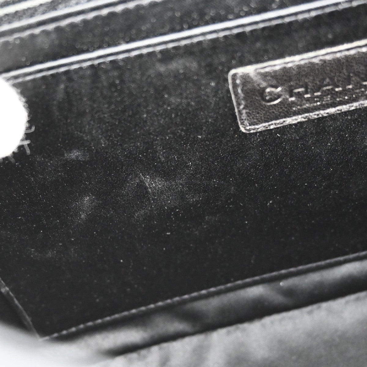Chanel Travel Line Single Flap Medium Vintage Shoulder Bag in Black Nylon Jacquard