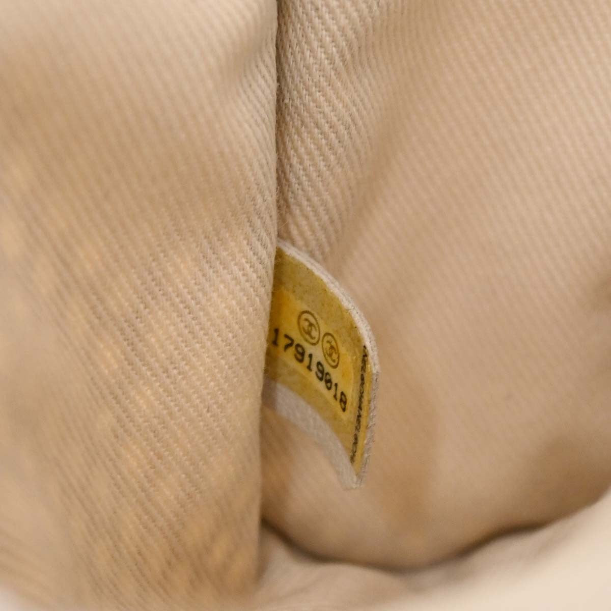 Chanel Up In The Air Tote Vintage Tote Bag in White Perforated Calfskin