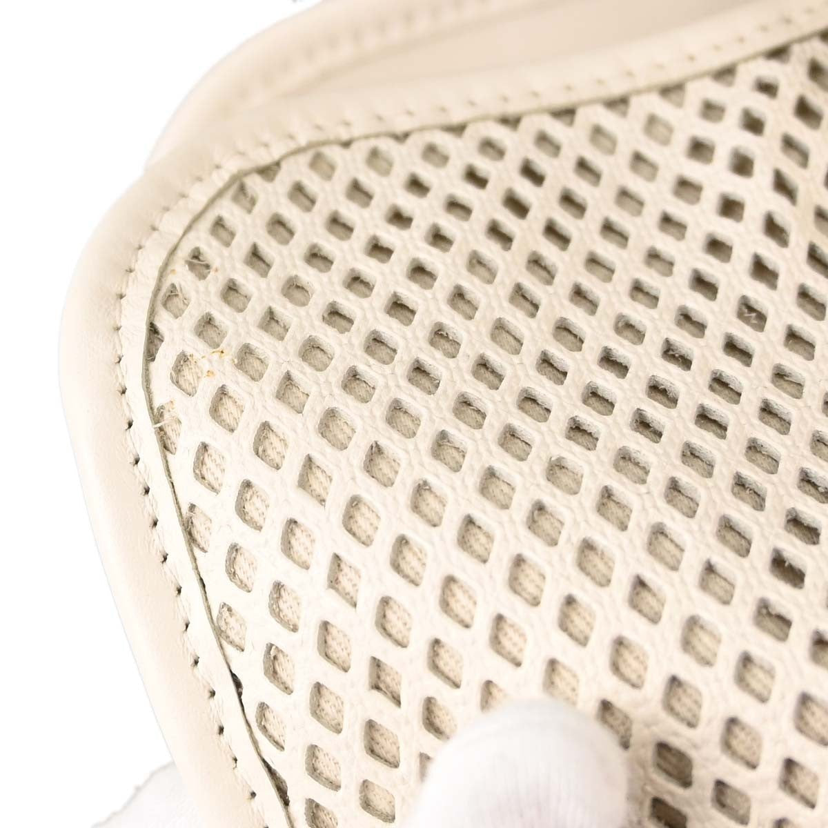 Chanel Up In The Air Tote Vintage Tote Bag in White Perforated Calfskin