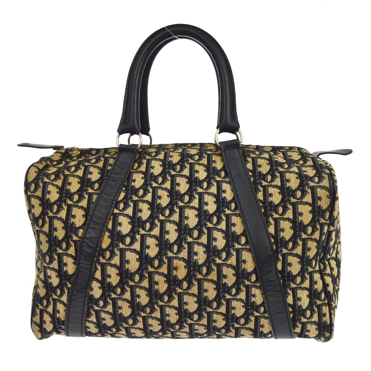Dior Trotter Duffle Vintage Handbag in Beige Trotter Canvas