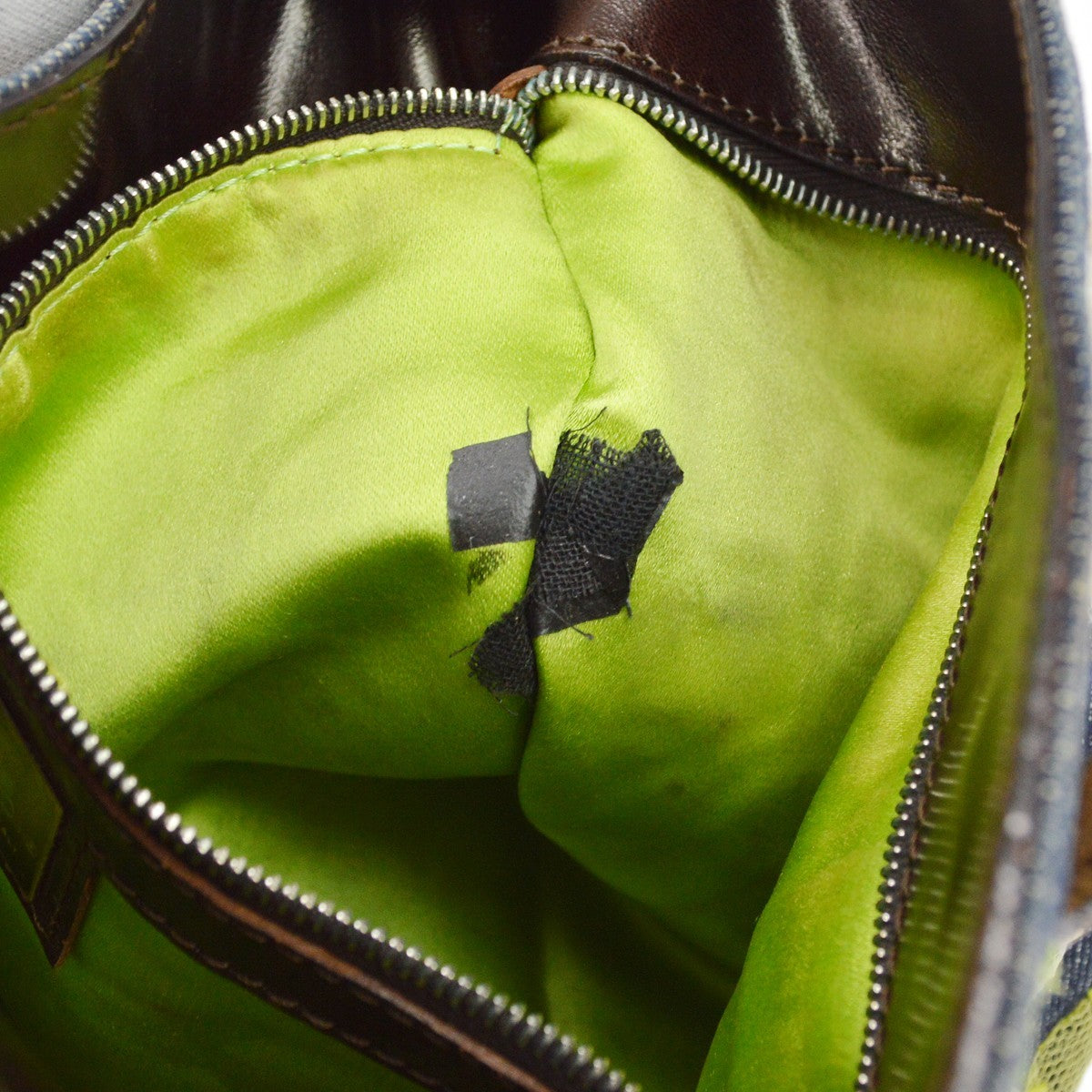 Fendi Daisy Tote Vintage Tote Bag in Navy Denim
