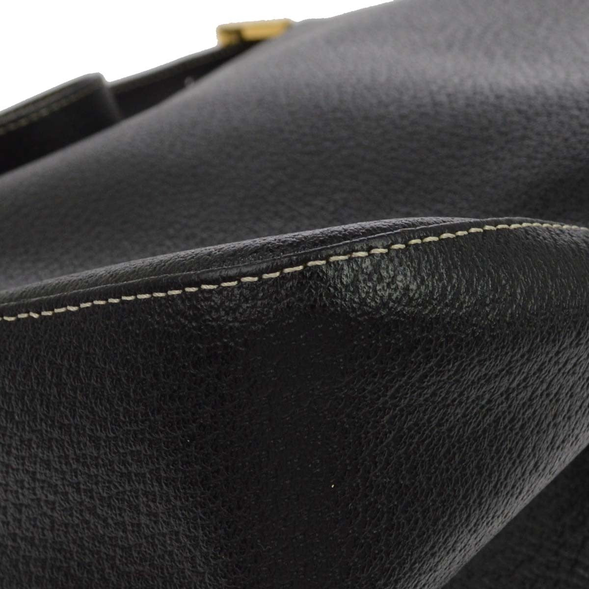 Fendi Mamma Baguette Vintage Shoulder Bag in Black Leather