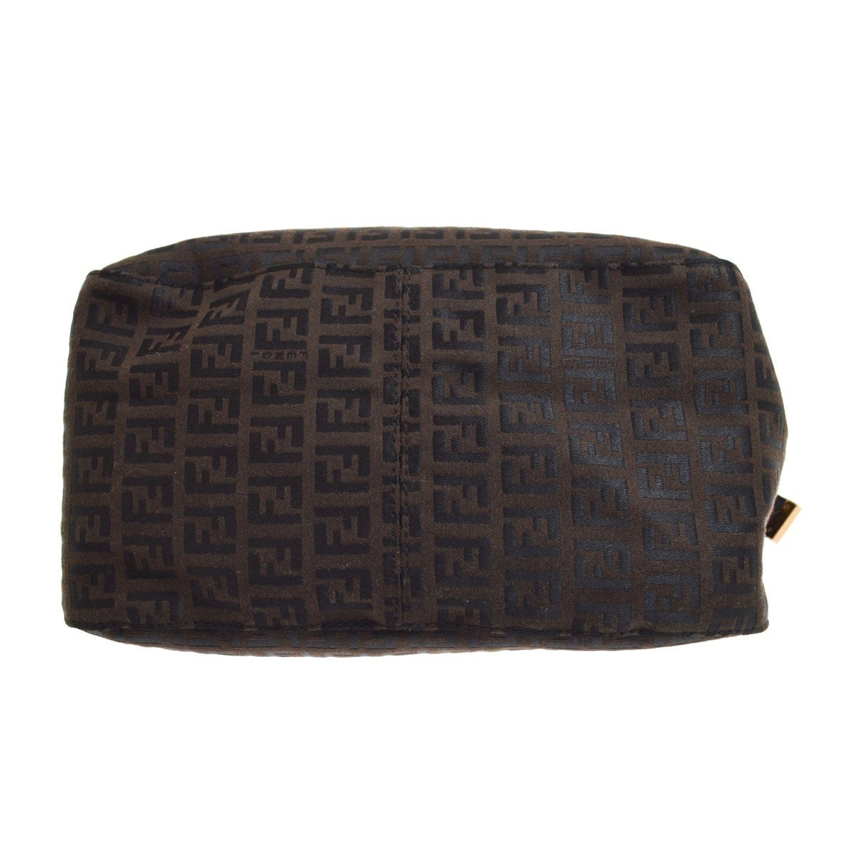 Fendi Mamma Baguette Vintage Shoulder Bag in Brown Zucchino Canvas
