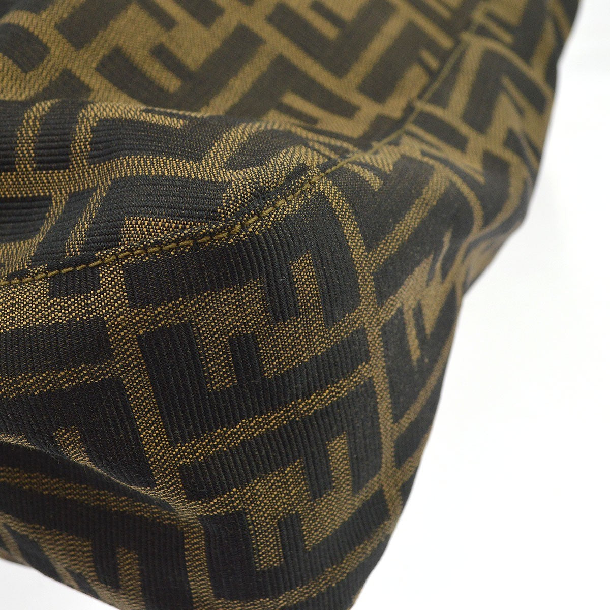 Fendi Zucca Vintage Shoulder Bag in Brown Zucca Canvas