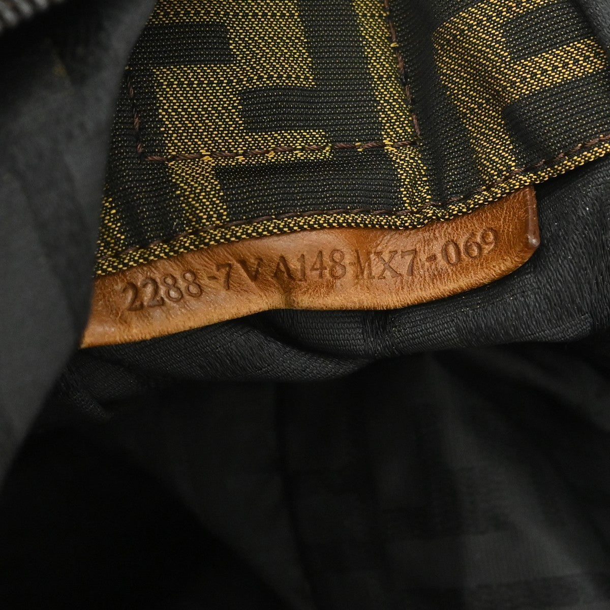 Fendi Zucca Vintage Shoulder Bag in Brown Zucca Canvas