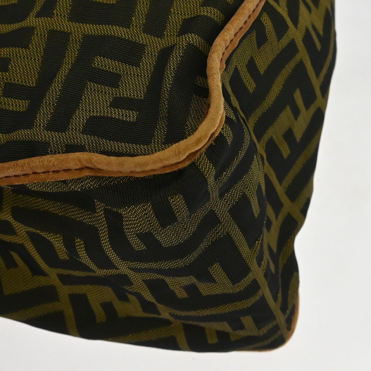 Fendi Zucca Vintage Shoulder Bag in Brown Zucca Canvas