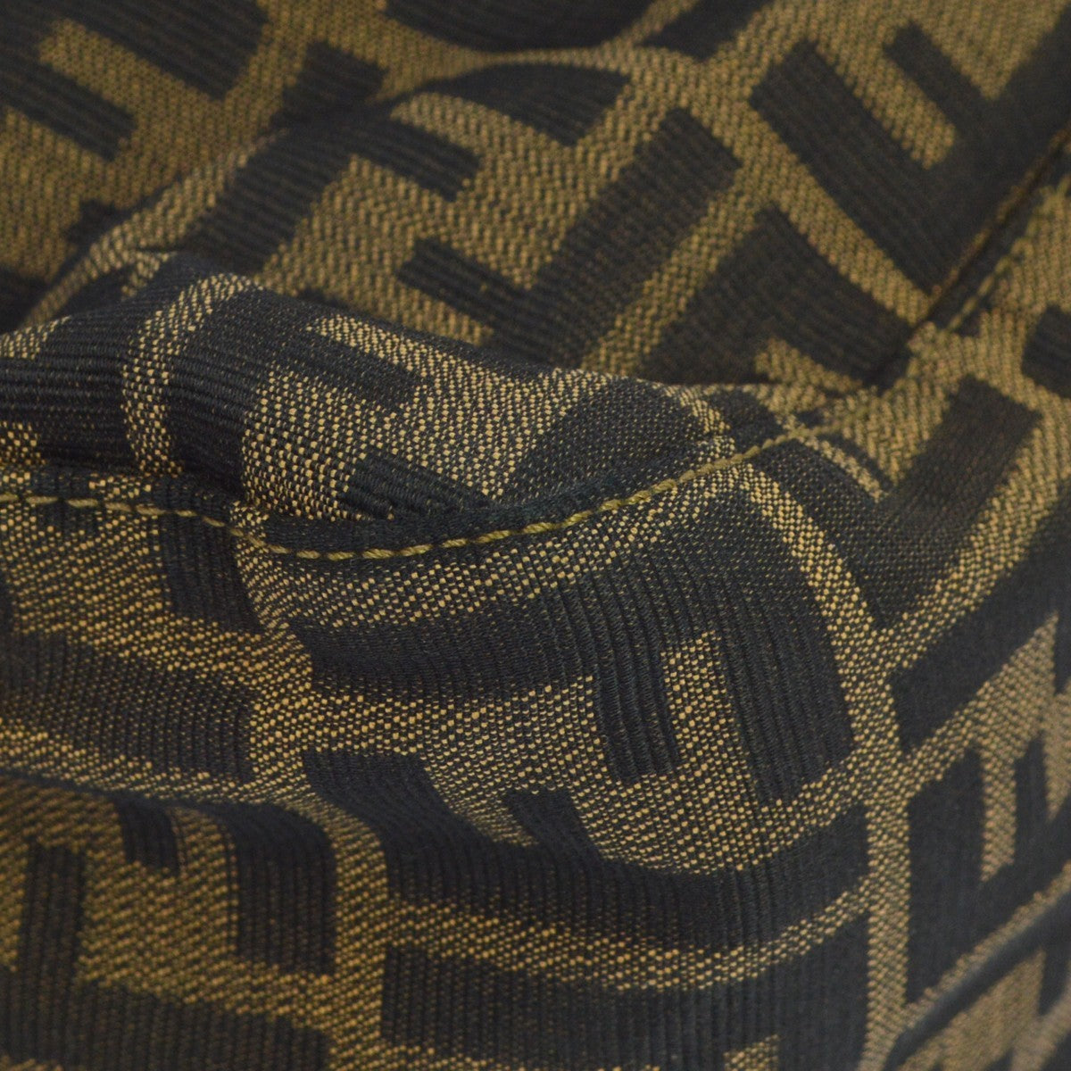 Fendi Zucca Tote Vintage Tote Bag in Brown Canvas