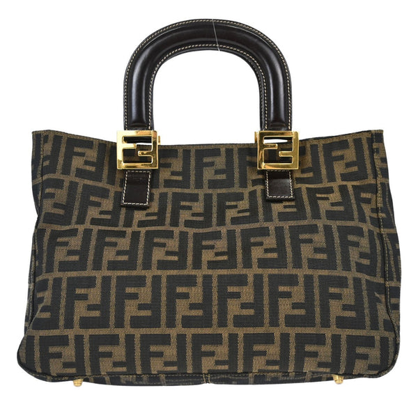 Fendi Zucca Tote Vintage in Brown Zucca Canvas