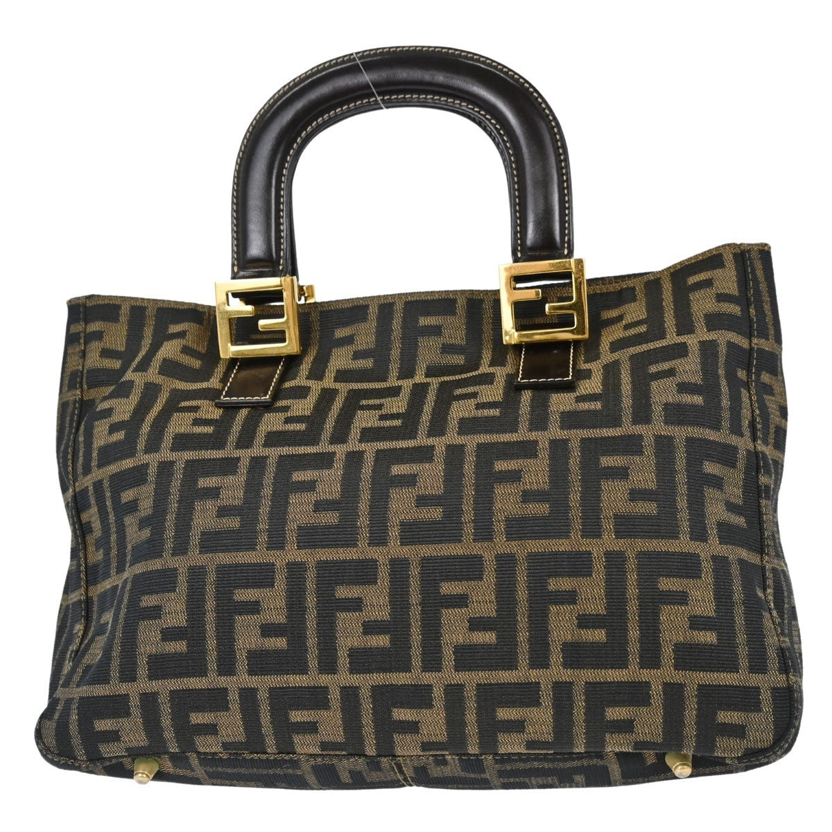 Fendi Zucca Tote Vintage in Brown Zucca Canvas